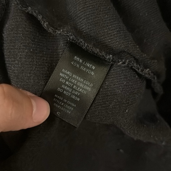 By Together linen blend overall apron front adjustable strap romper - Picture 6 of 6